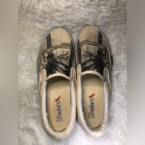 Skechers Palm Tree Canvas Slip-Ons US 10 - Picture 9 of 15